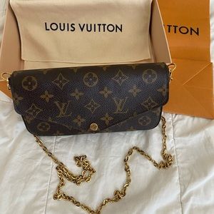 100% Authentic Louis Vuitton Felicie Pochette
